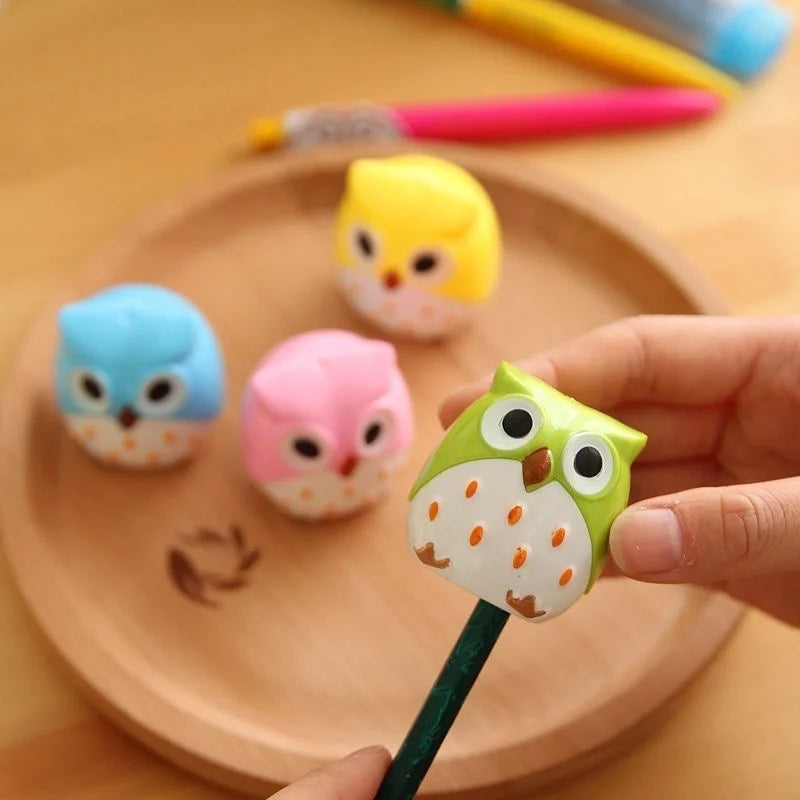 Cute Owl Pencil Sharpener – Mini Kids School Supply Pencil Sharpener Axl