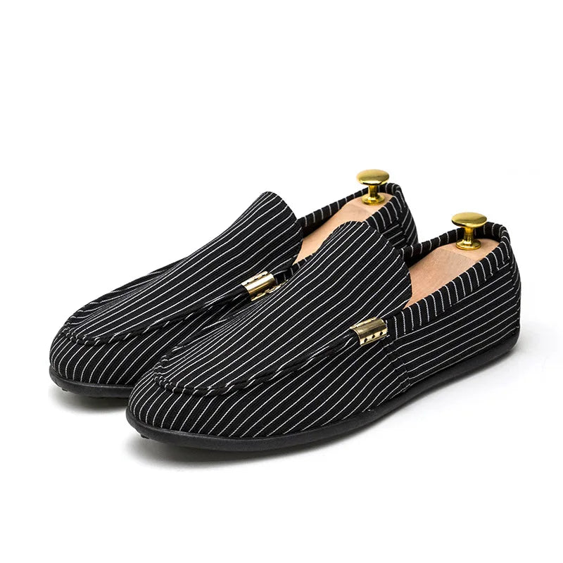 YBQJOO Men's Slip-On Loafers – Lightweight Breathable Flats Men's Loafers Axl