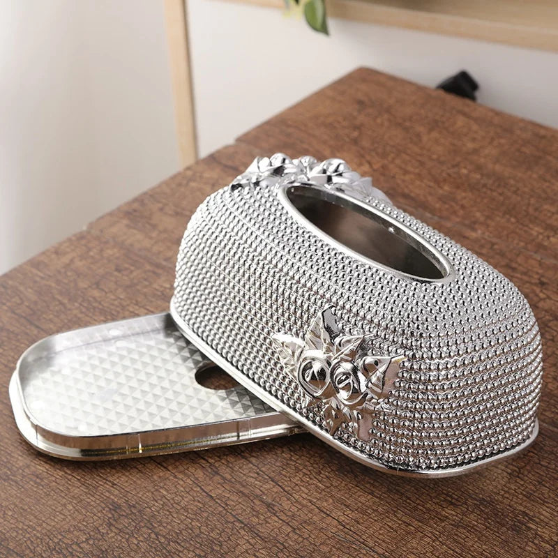European Acrylic Tissue Box – Desktop Napkin Holder Tissue Napkin Holder Axl