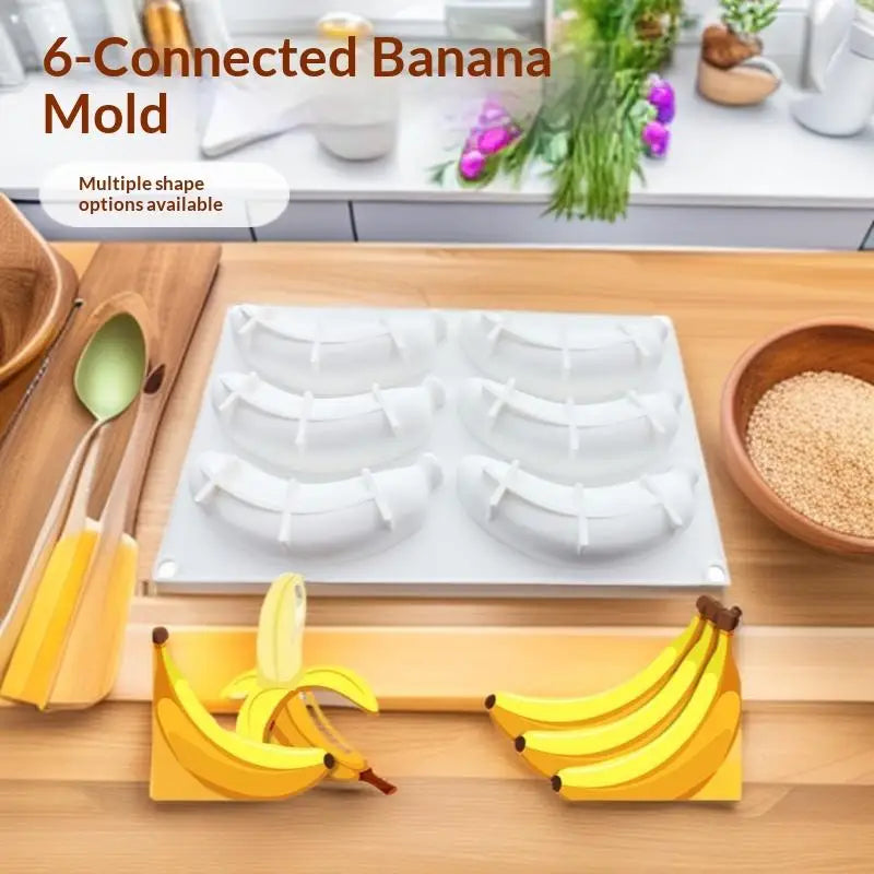 Banana Silicone Mousse Cake Mold – Reusable Dessert Mould Silicone Cake Mold Axl
