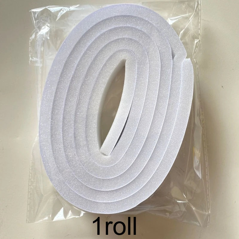 PU Foam Seal Strip Tape – Self-Adhesive Weather Stripping 2M/4M Foam Weather Stripping Axl 1roll