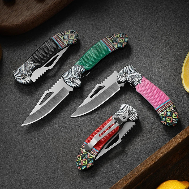 Folding Kitchen Knife – Stainless Steel Fruit & Vegetable Peeler Folding Kitchen Knife Axl