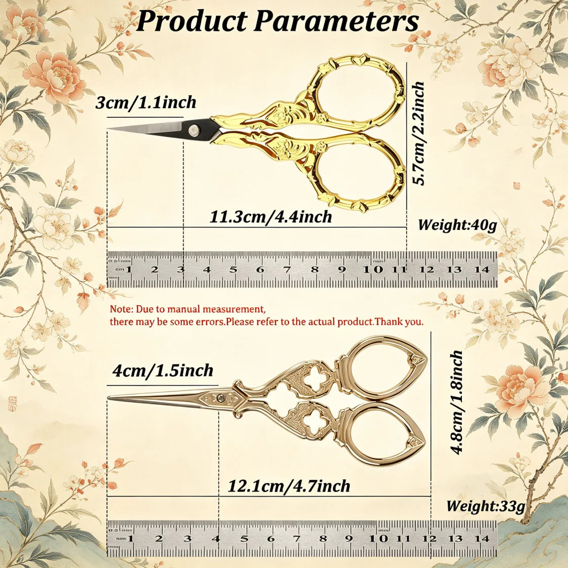 Premium Sewing Scissors – Sharp Embroidery & Fabric Craft Scissors Sewing Scissors Axl