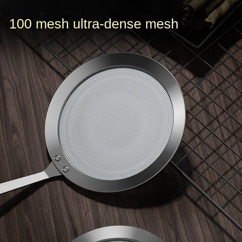 Stainless Steel Fat Skimmer Spoon – Fine Mesh Food Strainer Mesh Food Strainer Axl