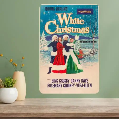 White Christmas Classic Movie Metal Poster Sign | Vintage Wall Art Metal Wall Sign Axl aluminum sign aluminum 40x30cm