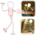 Poseable Humanoid Night Light | Novelty LED Desk Lamp Novelty Night Light Axl Pink