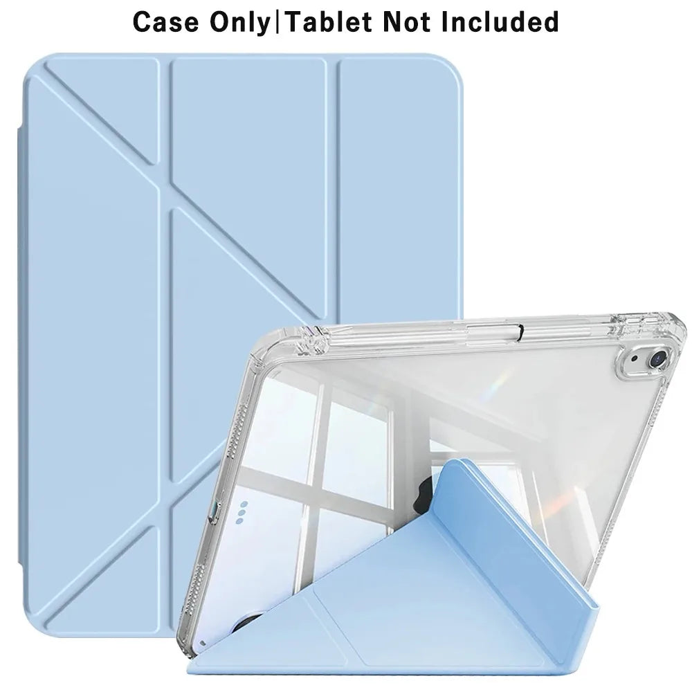 Y-Fold iPad Case with Pencil Holder – Air 11" M3 M2 10th 11th Gen Tablet Case Axl TLS iPad A19 12th 2026
