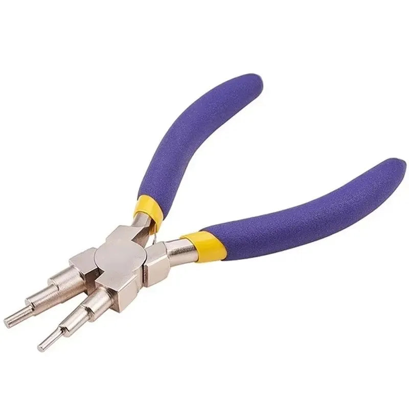 6-in-1 Bail Making Pliers | Carbon Steel Jewelry Round Nose Tool Jewelry Making Pliers Axl A