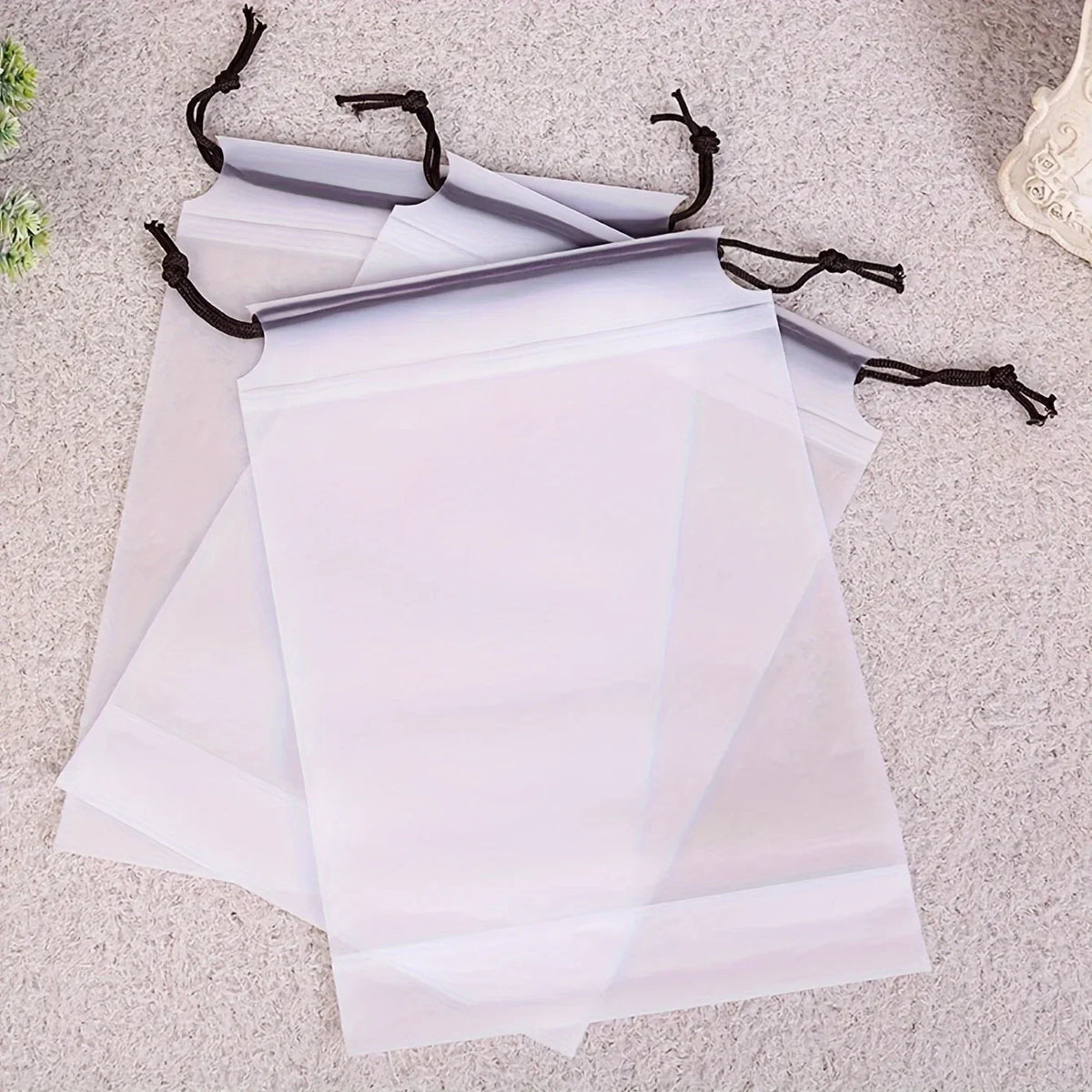 Travel Shoe Bags Set of 5 – Lightweight Drawstring Pouches Travel Shoe Bags Axl