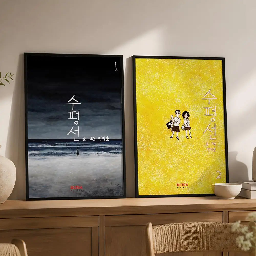 Horizon Peel-and-Stick PVC Wall Poster – HD Waterproof Art Wall Art Poster Axl