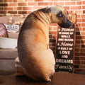 3D Realistic Plush Dog Pillow – Stuffed Dog Throw Cushion Novelty Throw Pillow Axl A2