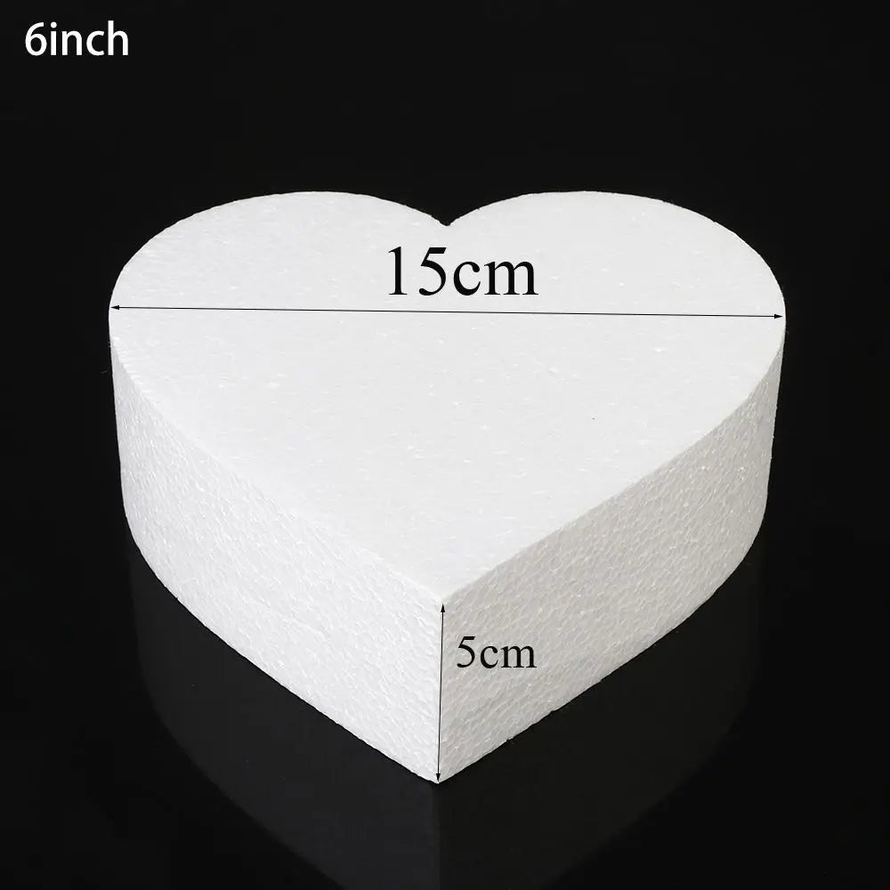 Round Foam Cake Dummy 4–10 Inch | Polystyrene Practice Mould Cake Decorating Mould Axl 6inch 1
