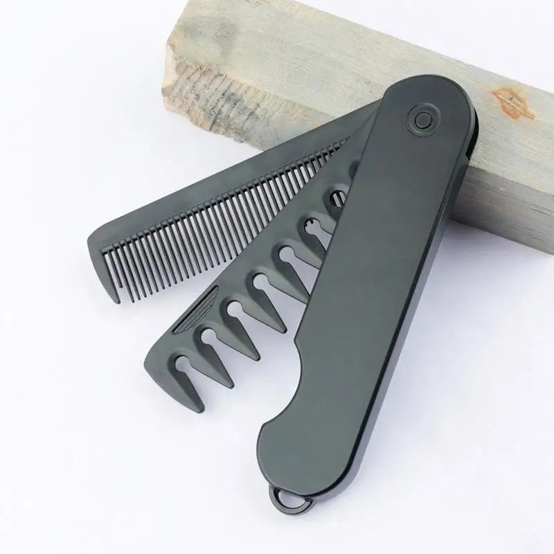 Volumizing Wide-Tooth Styling Comb & Folding Comb Set Hair Styling Comb Axl
