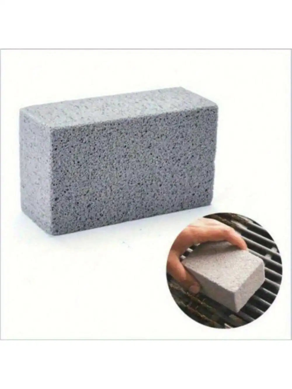 BBQ Grill Cleaning Pumice Brick – Barbecue Rack Scrubber BBQ Grill Cleaner Axl