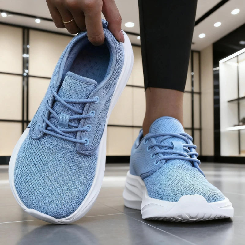 Women's Breathable Mesh Wide Toe Fitness Sneakers | ZULIWAGN Women's Sneakers Axl