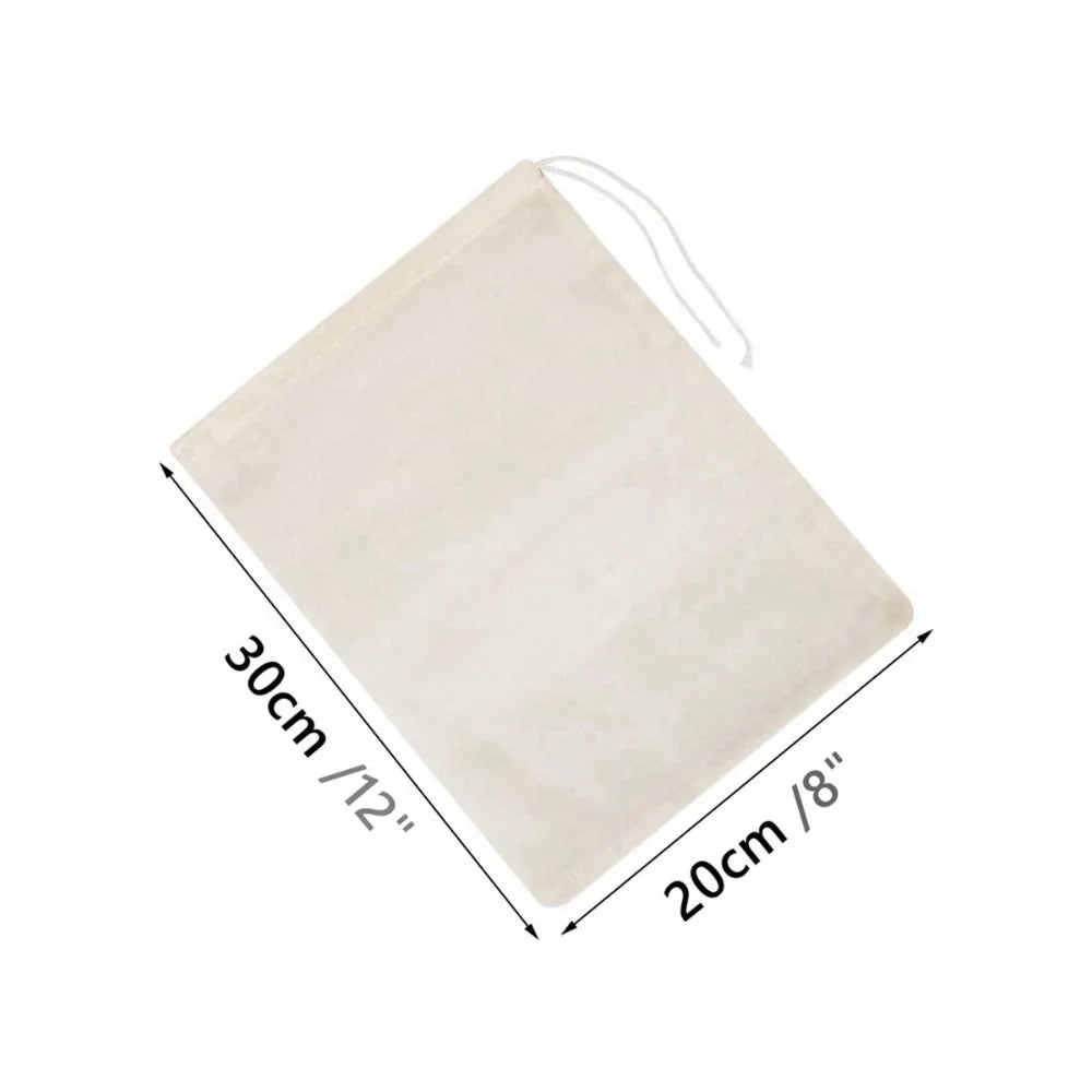 Cheesecloth Strainer Bag – Nut Milk, Cold Brew, Tea & Yogurt Kitchen Strainer Bag Axl