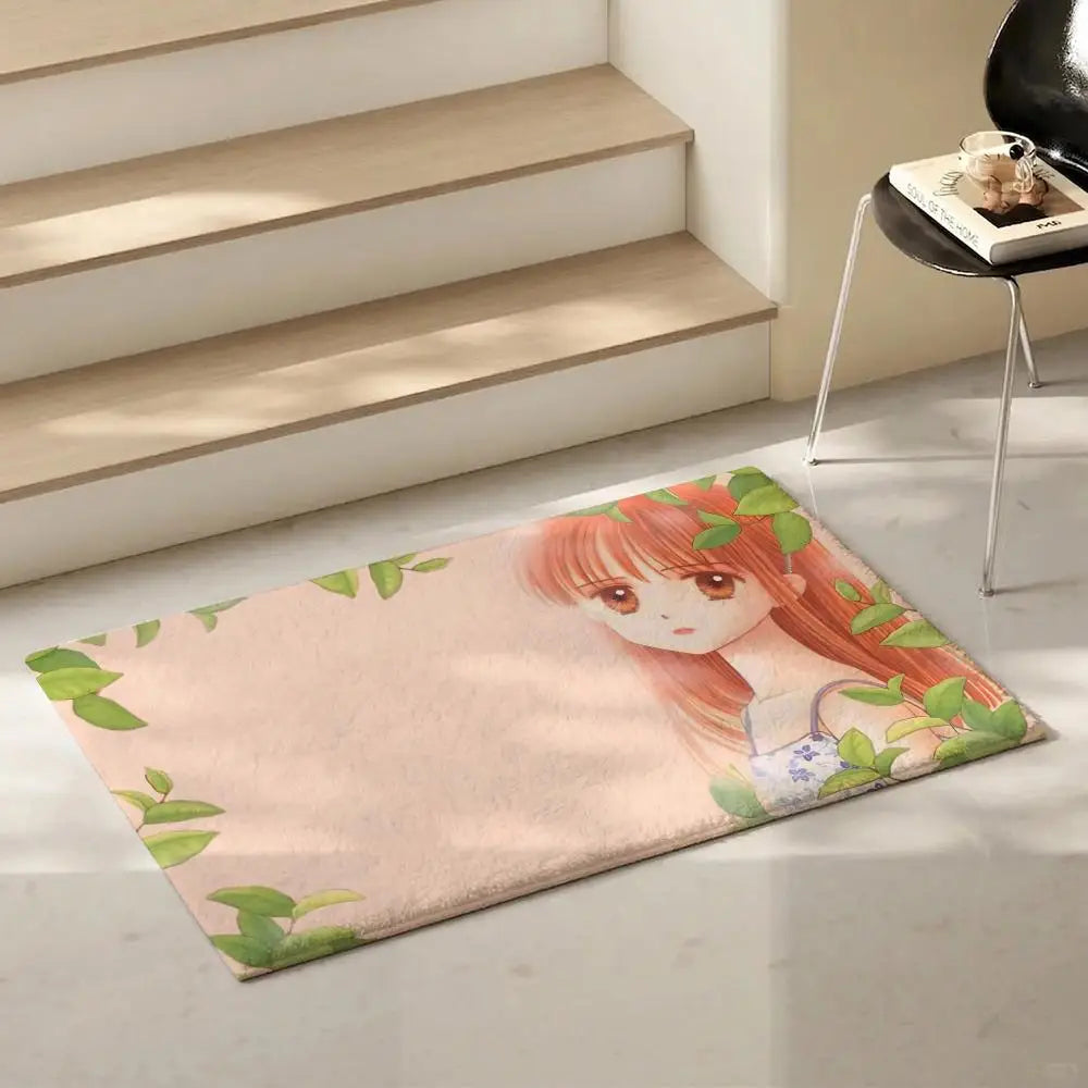 Anime Kodomo no Omocha Flannel Floor Mat – Non-Slip Indoor Rug Anime Floor Mat Axl