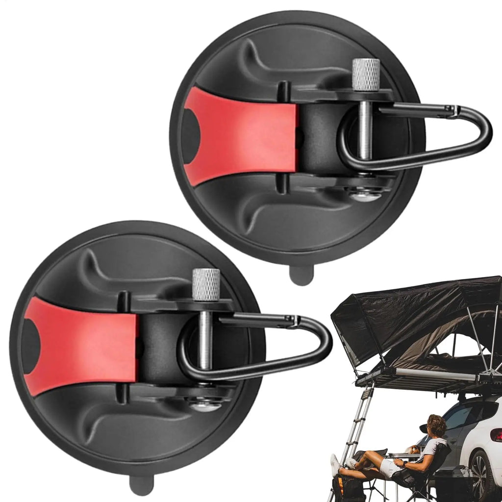 Heavy Duty Suction Cup Hooks 2-Pack – Tarp, Awning & Camping Suction Cup Hooks Axl