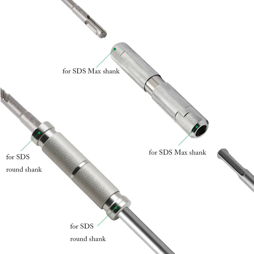 SDS Max Quick-Release Extension Rod for Rotary Hammer Drill Drill Extension Adapter Axl