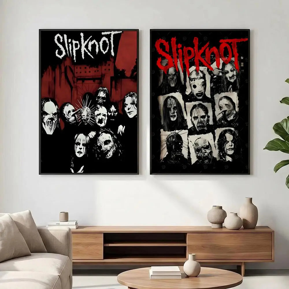 Slipknot Band HD Art Poster – Waterproof Sticky Wall Decor Wall Art Poster Axl