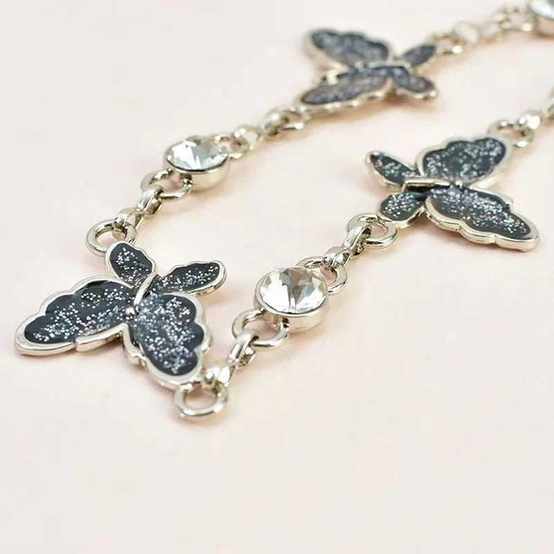 Adjustable Butterfly Waist Chain – Shiny Metal Body Jewelry Body Jewelry Belt Axl