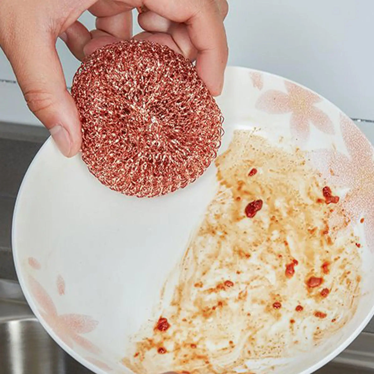 Copper Wire Pot Scrubbers – Non-Scratch Dish Brush 2 Pack Kitchen Scrubber Set Axl Default Title
