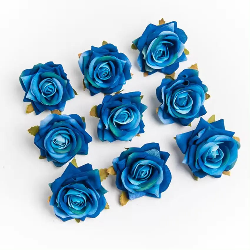50/100 Pcs Silk Rose Artificial Flowers – Wedding & Home Decor Artificial Flowers Axl