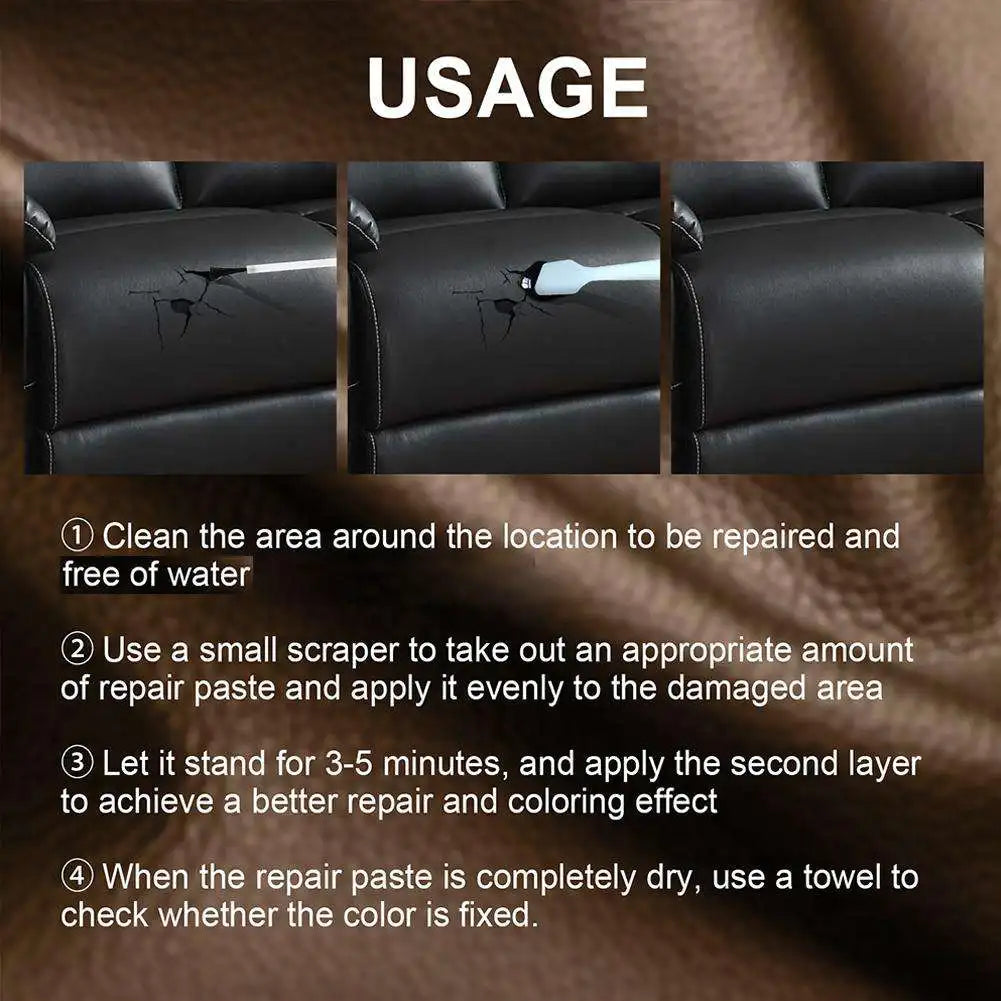 10-Color Leather Repair Kit – DIY Scratch & Scuff Restore Leather Repair Kit Axl