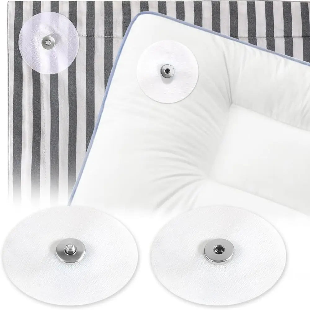 Duvet Cover Snap Clips 16 Pc – Iron-On Corner Fasteners Bedding Fasteners Axl