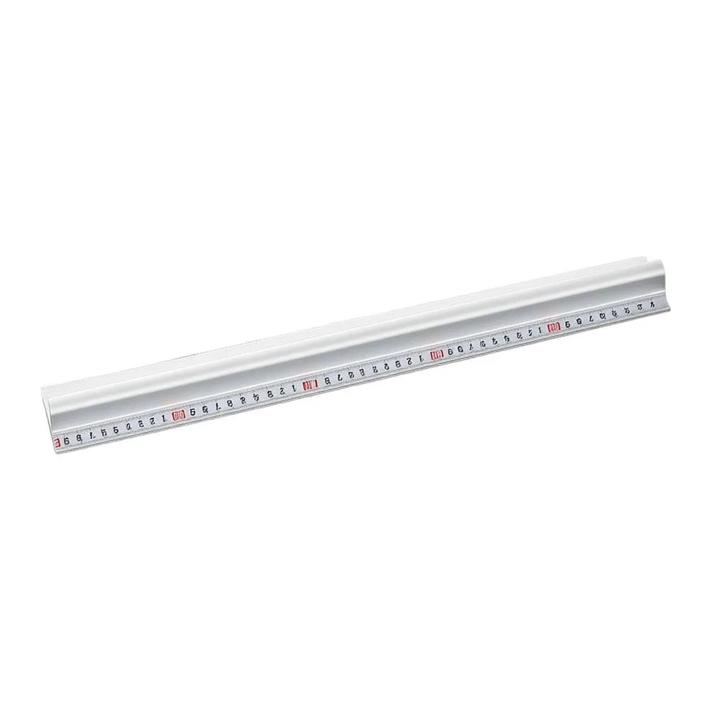 50cm Aluminum Protective Straight Ruler – Non-Slip Measuring Tool Aluminum Measuring Ruler Axl