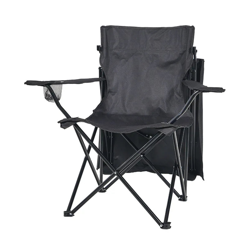 Folding Fishing Chair with Sunshade Canopy & Armrests Folding Camping Chair Axl