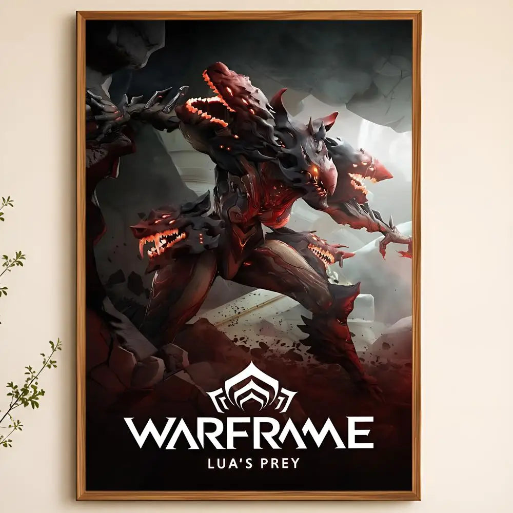 Warframe Game Poster – Self-Adhesive Waterproof Wall Art Wall Art Poster Axl