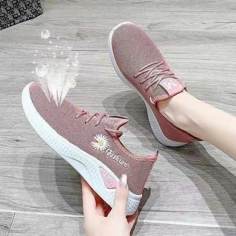 Women's Vulcanized Sneakers – Breathable Walking & Training Shoes Women's Sneakers Axl Pink 40