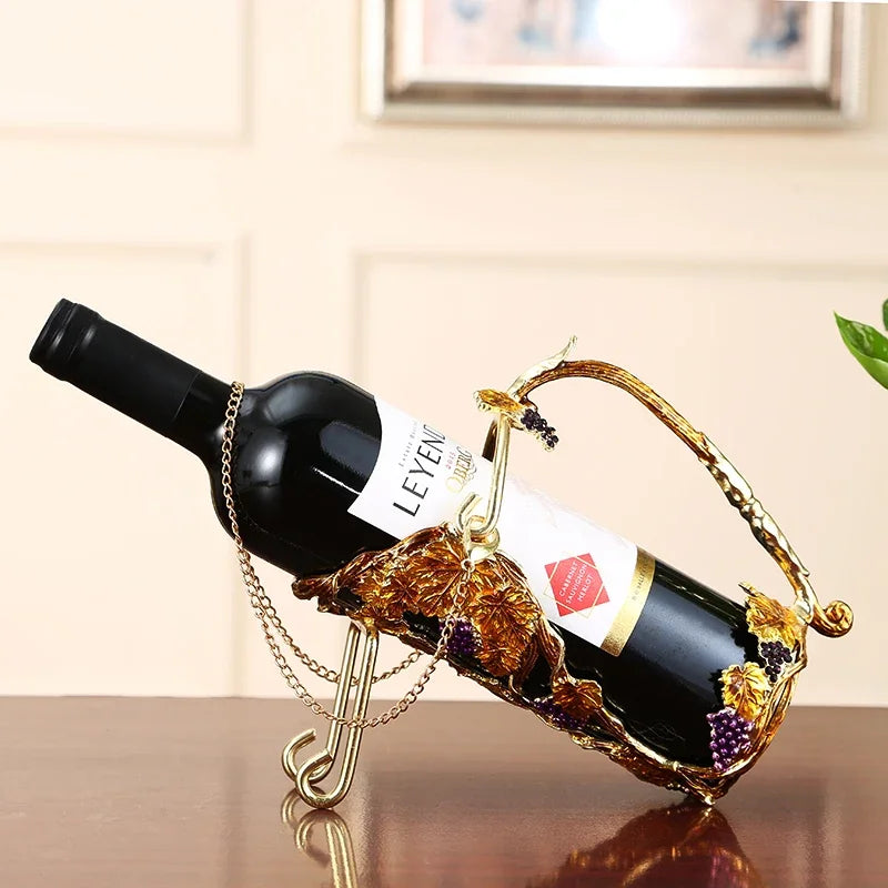 Enamel Crystal Wine Glass & Decanter Set | Gift Box Crystal Wine Glass Set Axl 201-300ml Style 7