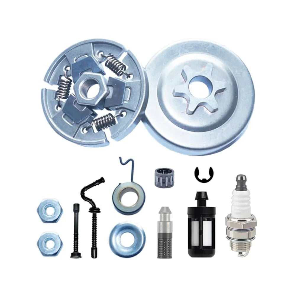 3/8" 6T Clutch Drum Sprocket Kit – Stihl 017–025 MS180–MS250 Chainsaw Sprocket Kit Axl