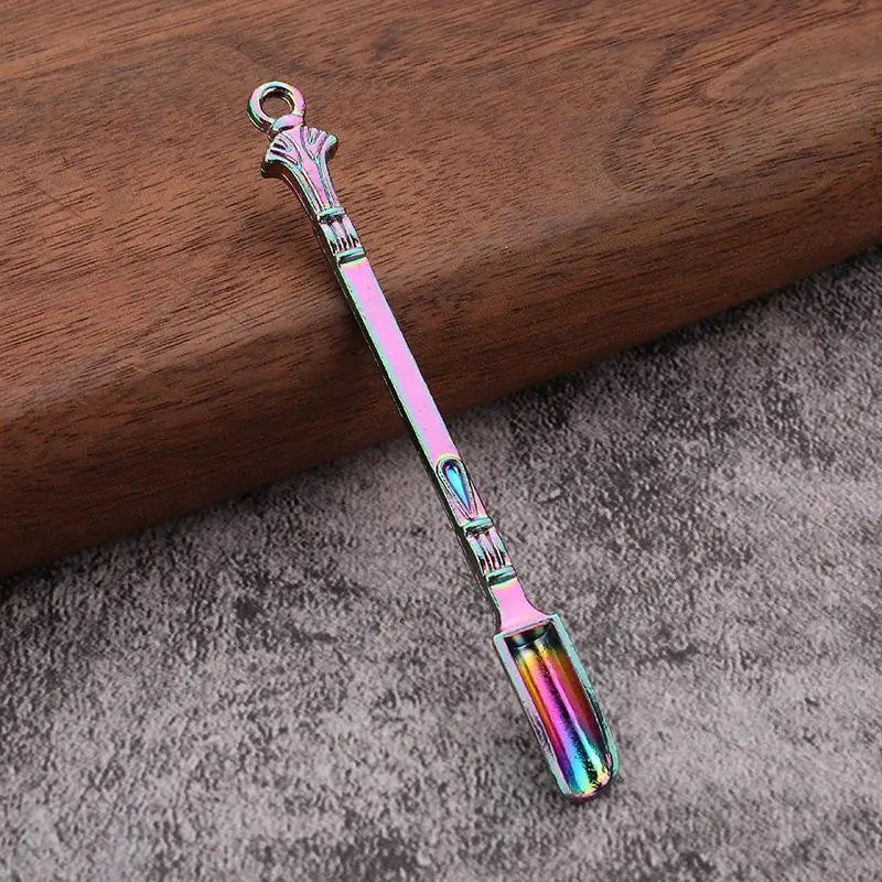 Vintage Zinc Alloy Mini Scoop – Engraved Powder Measuring Spoon Mini Measuring Scoop Axl E