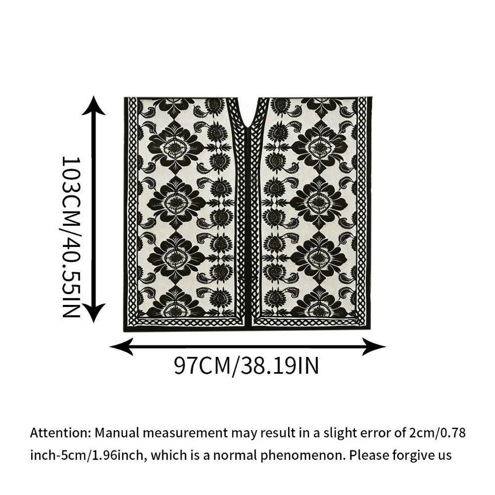 Lace Mesh Beach Cover Up – Bohemian Shawl Plus Size Women Swimsuit Cover Up Axl