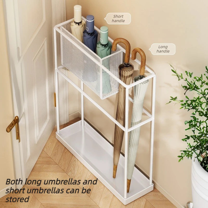 Modern Metal Umbrella Stand – Entryway & Balcony Storage Rack Umbrella Stand Axl