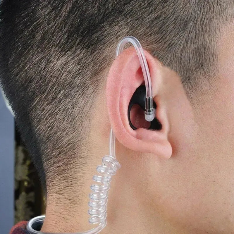 Soft Silicone Earmold Kit – 2-Way Radio Coil Tube Earpiece Radio Earpiece Kit Axl