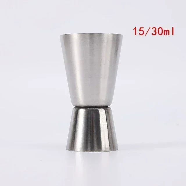 Stainless Steel Jigger Set – 4 Dual-Sided Bartender Measure Cups Bar Jigger Set Axl 15 30ml