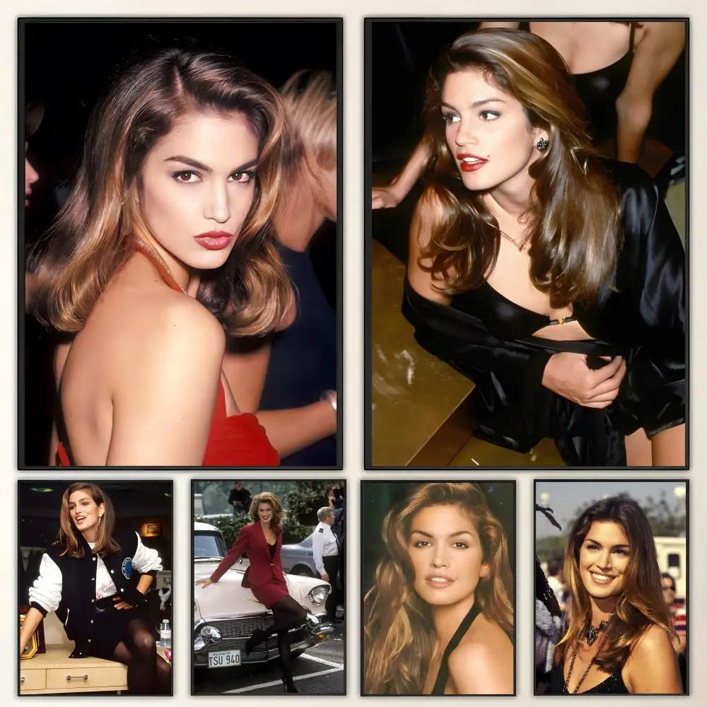 Cindy Crawford HD Art Poster – Aesthetic Wall Decor Wall Art Poster Axl