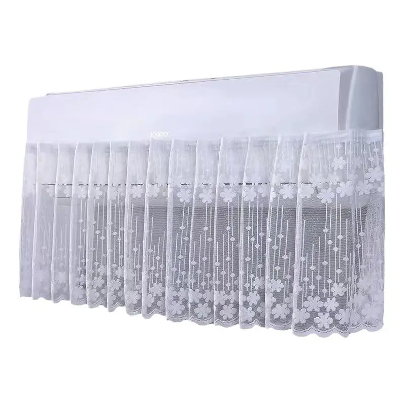 Lace Embroidery AC Curtain – Windproof Dustproof Cover 100×40cm AC Deflector Curtain Axl