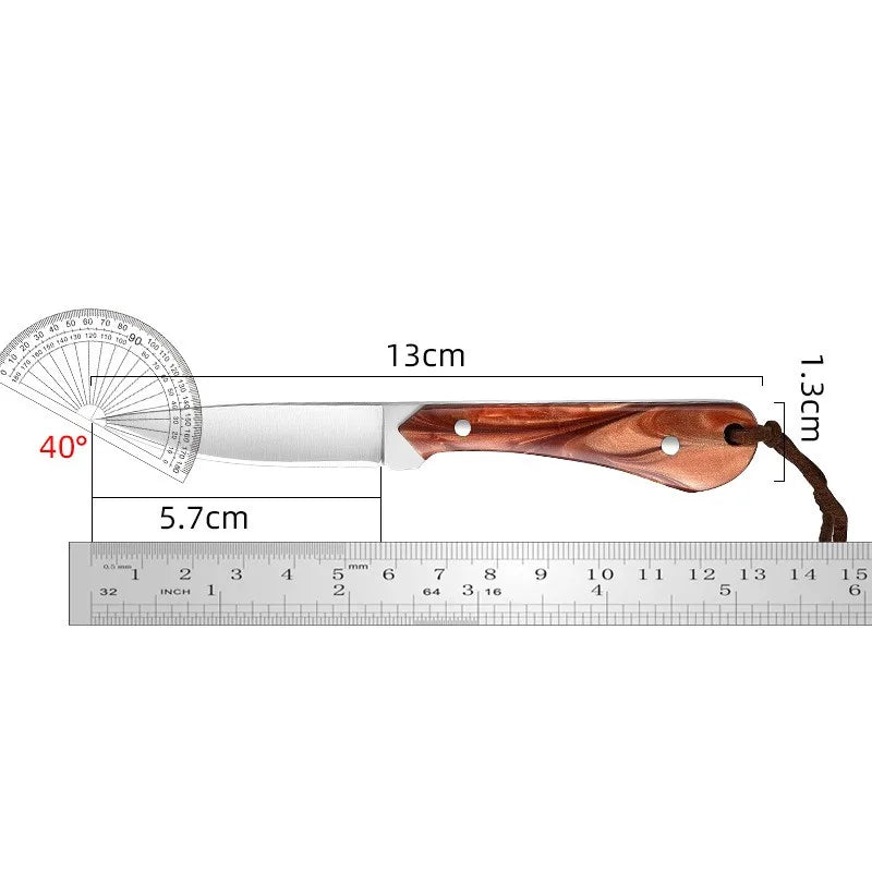 Mini Fixed Blade Knife – Stainless Steel Camping & Kitchen Knife Fixed Blade Knife Axl