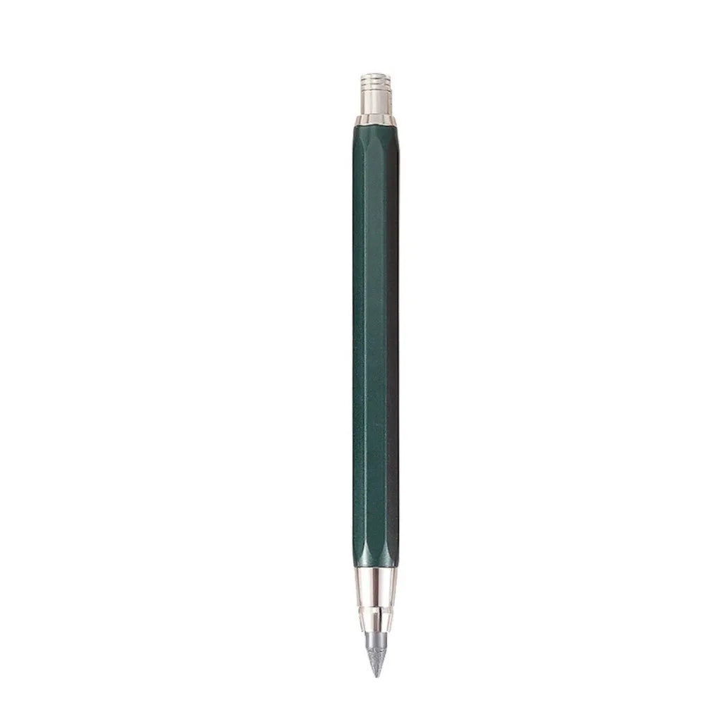 5.6mm Metal Mechanical Pencil with Built-In Sharpener Mechanical Pencil Axl 1PC-Green
