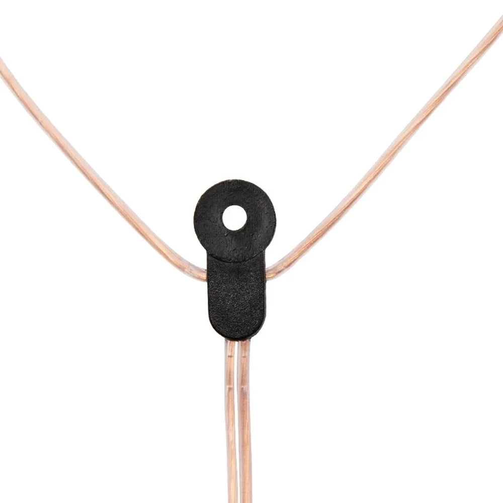 Indoor FM Dipole Antenna – 75 Ohm T-Type F Connector, 2m Cable FM Radio Antenna Axl
