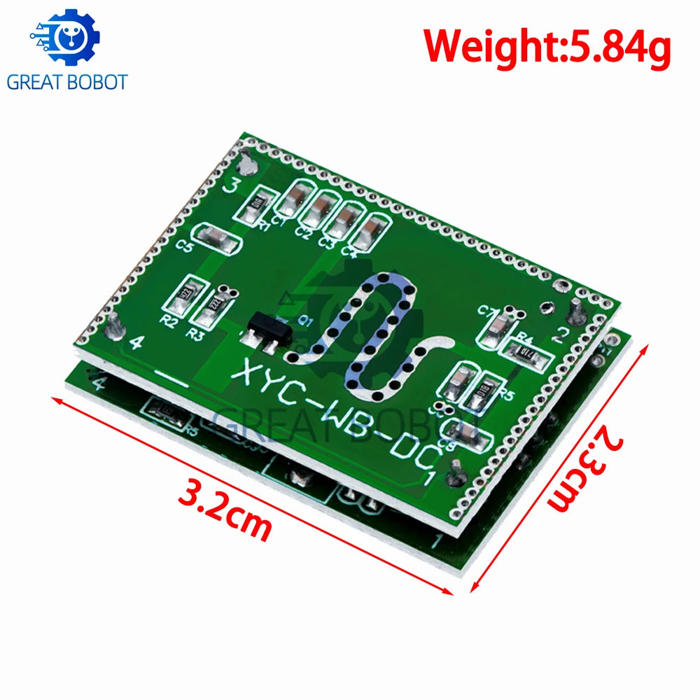 5.8GHz Microwave Radar Sensor – 6-9M Smart Switch Module Radar Sensor Module Axl