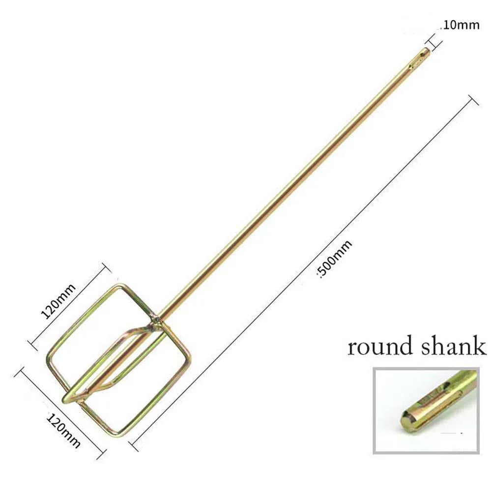 Electric Drill Mixing Paddle – Cement, Plaster & Paint Stirrer Drill Mixing Paddle Axl four sides round China Mainland