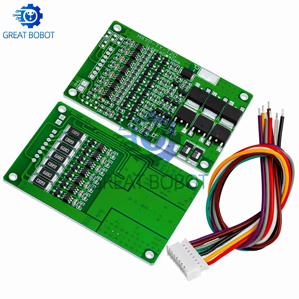 7S 18650 BMS 25.9V 29.4V Lithium Battery Protection Board 15A BMS Protection Board Axl