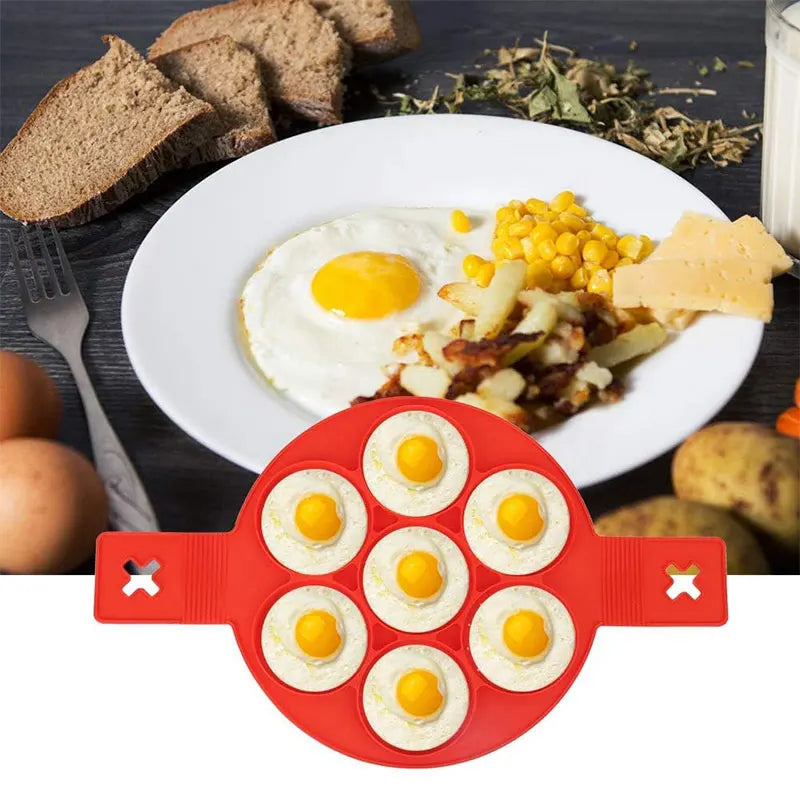 Silicone Pancake & Egg Ring Molds – Nonstick BPA-Free Silicone Baking Molds Axl