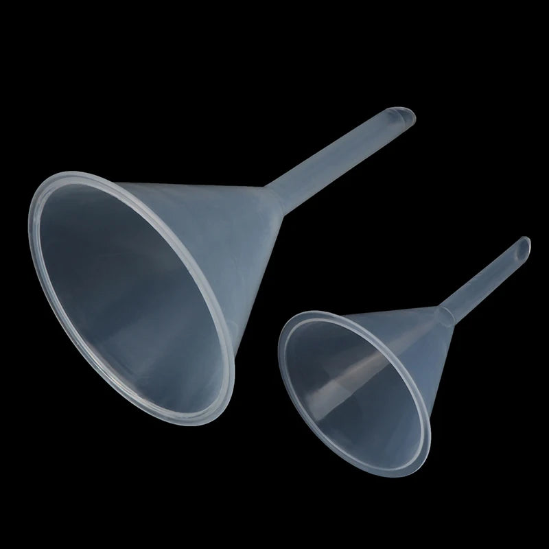 Clear Plastic Lab Filter Funnel – 60mm & 90mm Mouth Lab Filter Funnel Axl